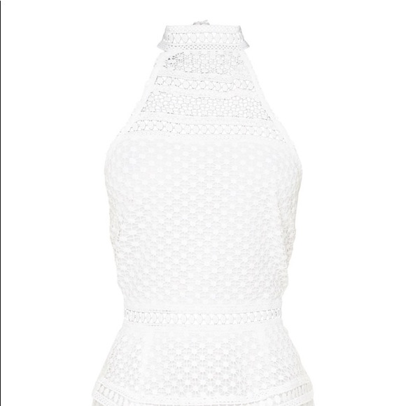 PrettyLittleThing White Lace Dress - Picture 5 of 10